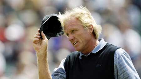 Greg Norman ... dropped eight shots in the second round.