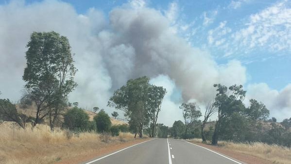 Toodyay fire picture Fr Giles Atherton