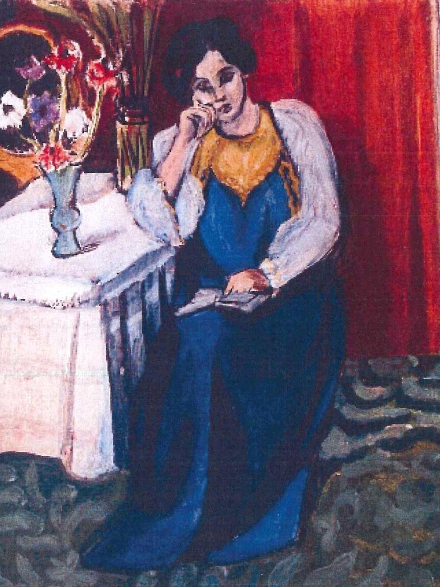 Henri Matisse: 'La Liseuse en Blanc et Jaune' (1919) - stolen from the Kunsthal museum.
