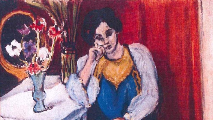 Henri Matisse: 'La Liseuse en Blanc et Jaune' (1919) - stolen from the Kunsthal museum.