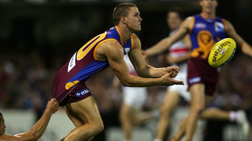 Star Lion...Redden amassed 22 touches in Brisbane's loss to St Kilda on Saturday.