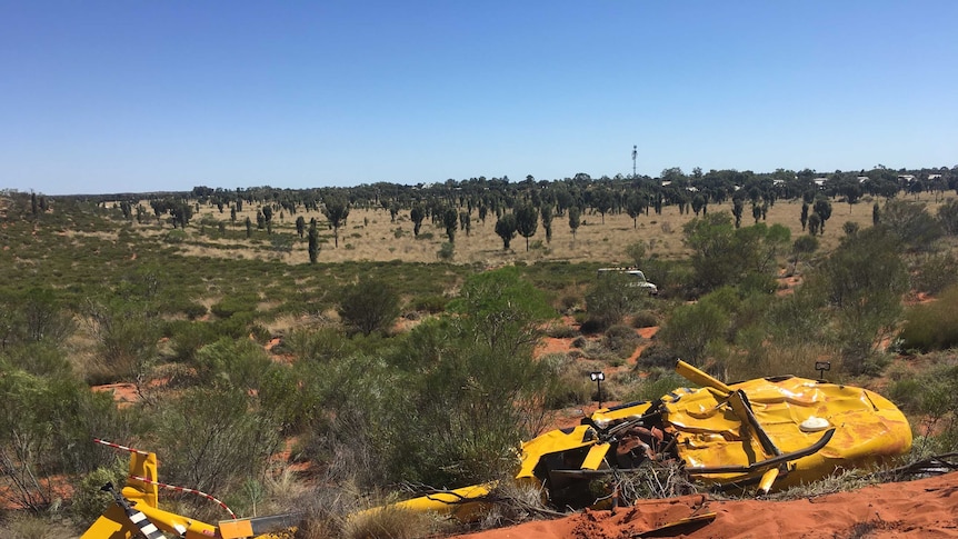 Helicopter crash near Uluru in central Australia