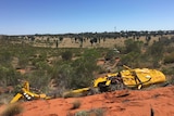 Helicopter crash near Uluru in central Australia