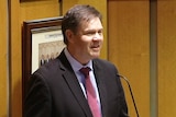 Ipswich City Council chief executive officer Jim Lindsay in council chambers.