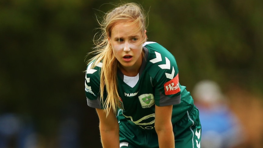 Perry has had to miss Canberra games while juggling her football and cricket careers.