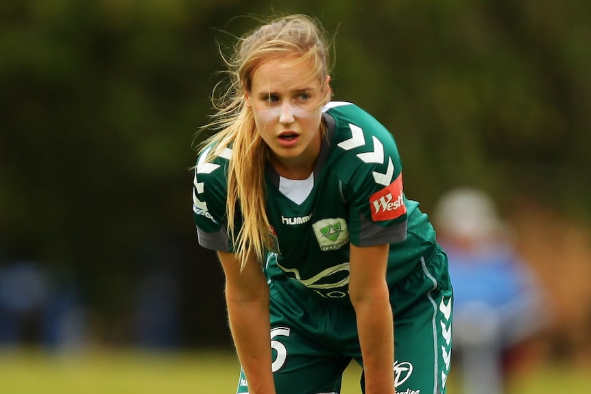 Perry has had to miss Canberra games while juggling her football and cricket careers.