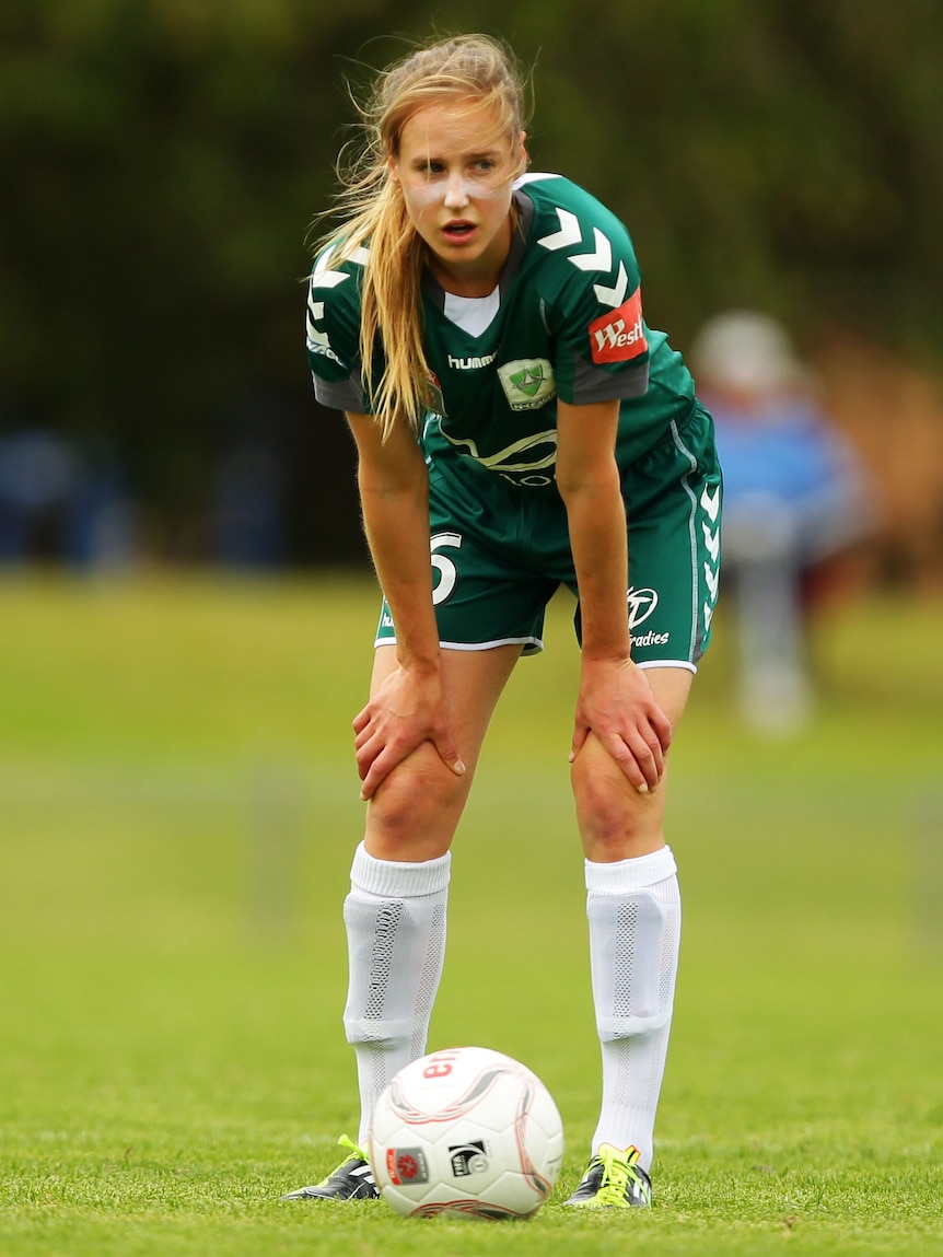 Perry has had to miss Canberra games while juggling her football and cricket careers.