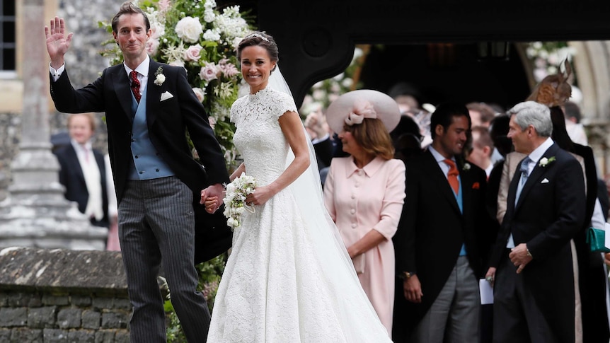 Pippa Middleton weds James Matthews as royals watch on. (Photo: AP/Kirsty Wigglesworth)