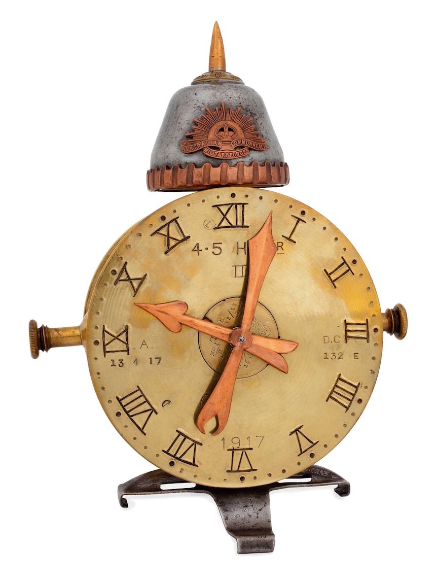 Australian sapper Stanley Pearl's hand-crafted alarm clock