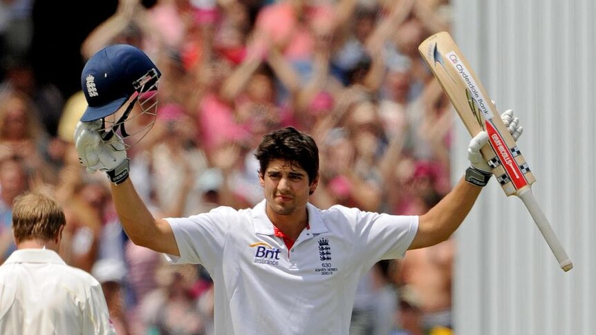 England's Alastair Cook has made his 23rd Test century for England in the third Test against India.