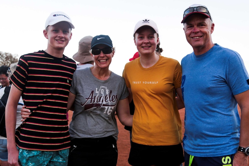 Dean and Chris Beveridge with their children