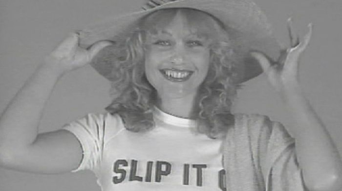 Slip Slop Shove: An earlier version of the Cancer Council's Slip Slop Slap campaign advised people to shove, instead of slip on a hat.