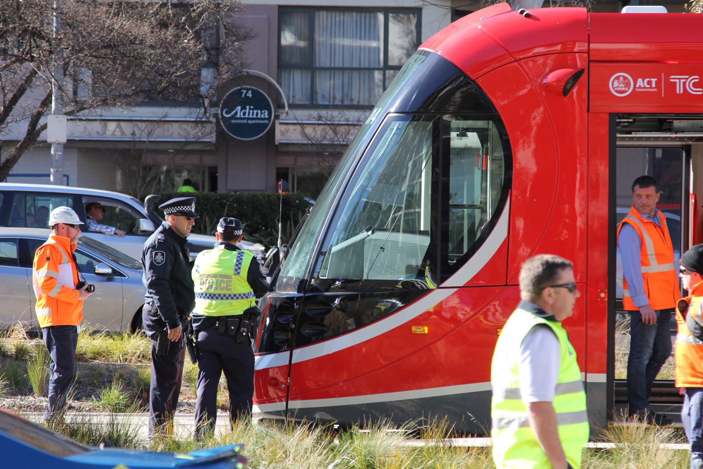 Man hit by Canberra light rail vehicle left in serious condition after ...