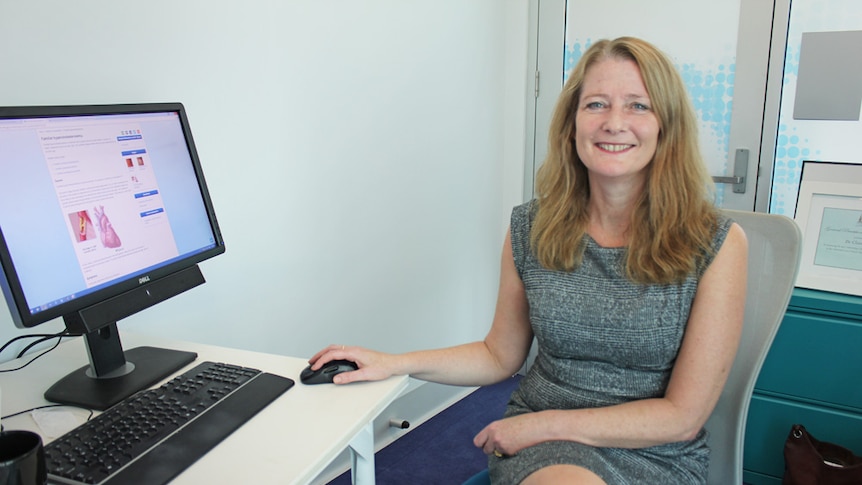 Prof Clare Heal at the Mackay Base Hospital