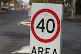 Signs reducing the speed limit to 40 kph will be installed in town centres at Civic, Belconnen and Tuggeranong.