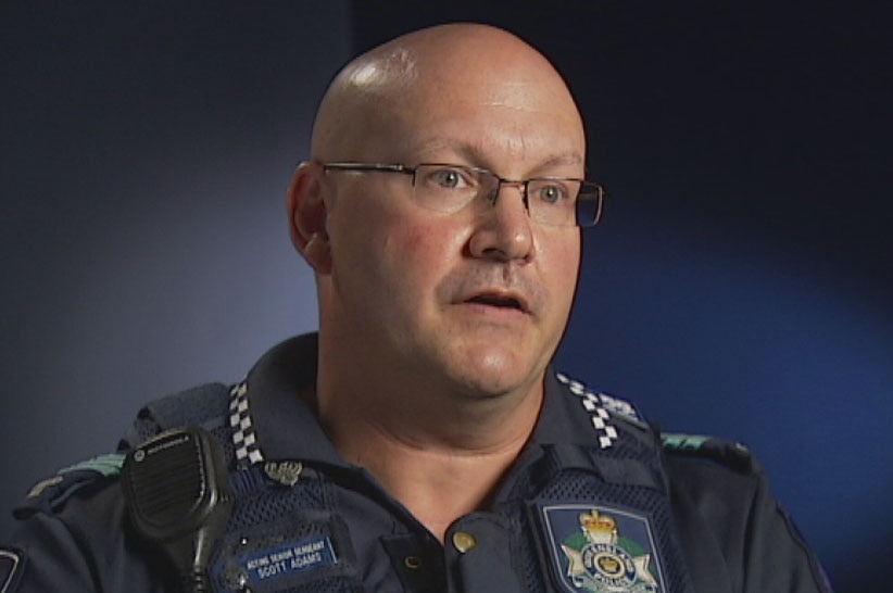 Sergeant Scott Adams, Queensland police in December 2014