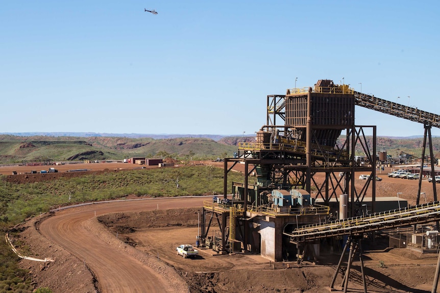 FMG's Iron Bridge mine processing plant