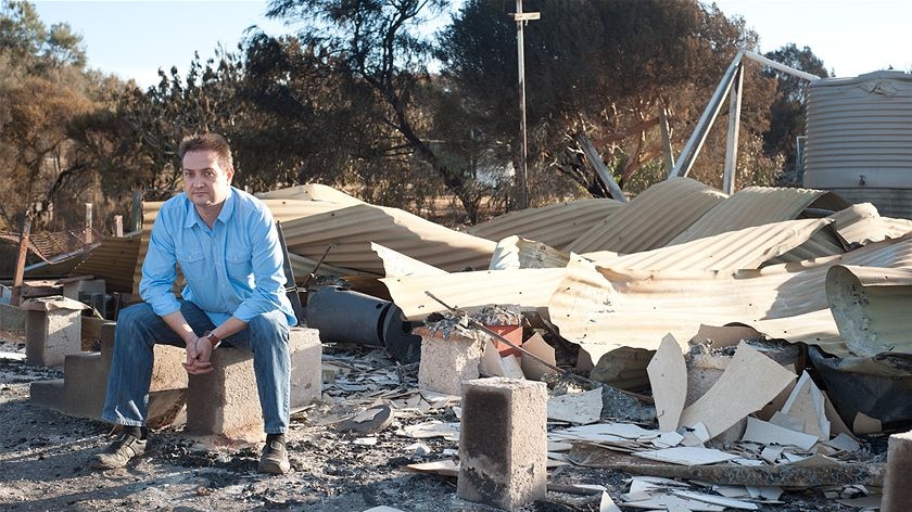 Holiday park owner Nick Demchinsky was devastated to lose his cabin and others