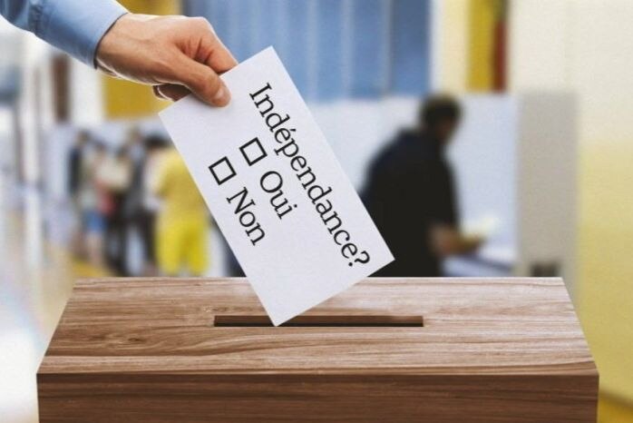 A ballot is seen.