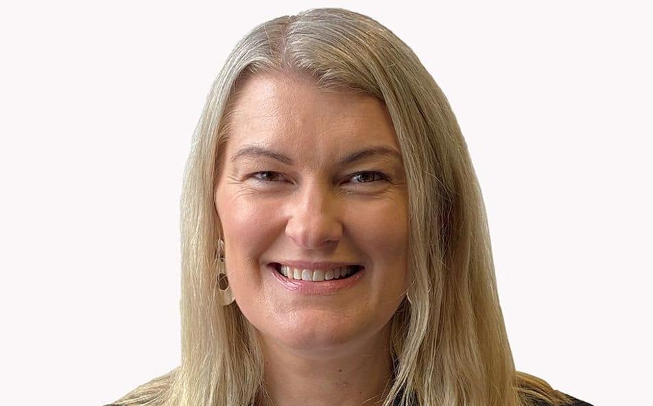 Corporate headshot of businesswoman.