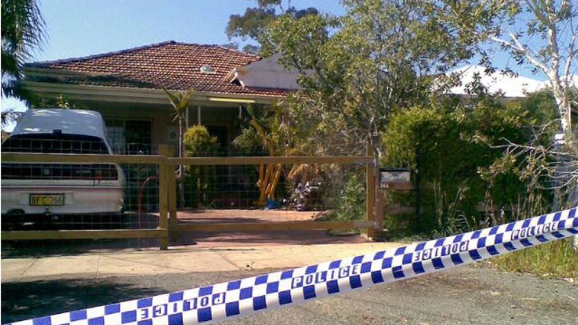 Police search the Fairfield Street house