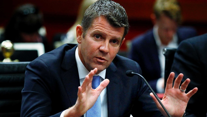 Mike Baird at poles and wires inquiry