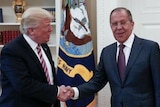 US President Donald Trump meets Russian Foreign Minister Sergei Lavrov