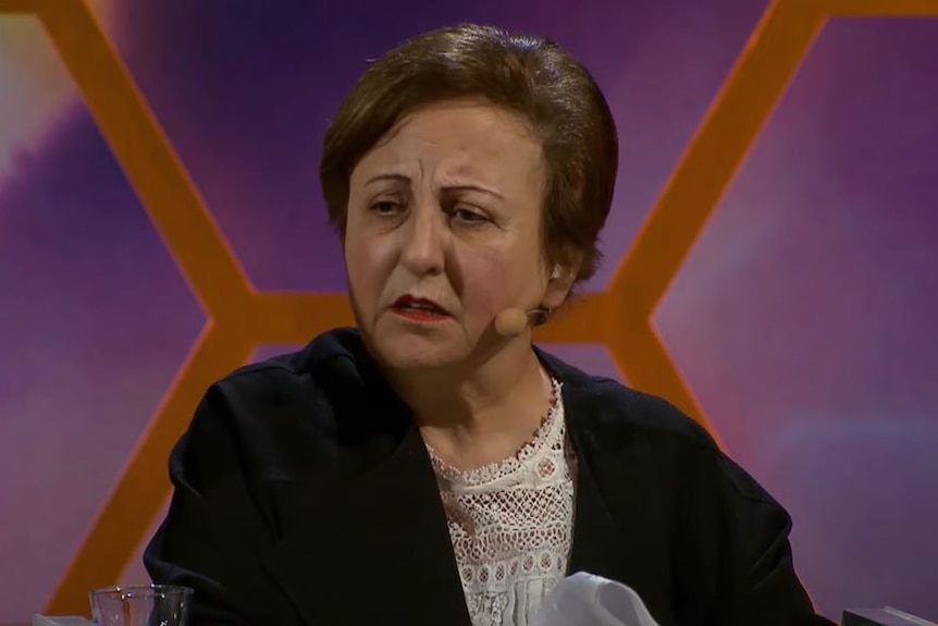 Shirin Ebadi speaking at an event