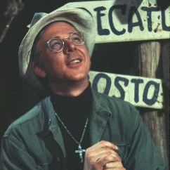 William Cristopher in a scene as Father Mulcahy