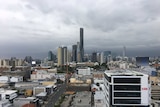 A thunderstorm approaches Brisbane