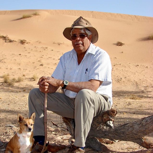 A traditional owner of the Simpson Desert, elder Don Rowlands