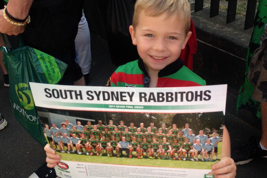 Young Rabbitohs fan