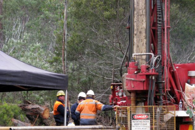Brisbane based company, Pure Energy Resources is drilling for gas at Fingal, in Tasmania's NE