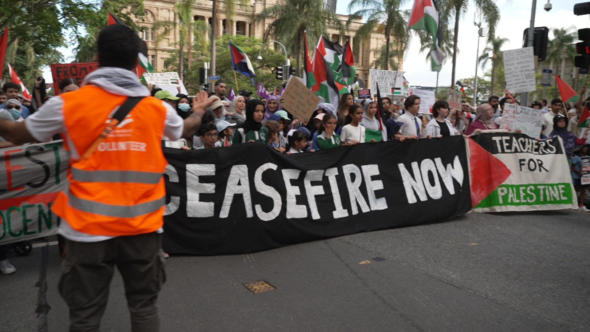 Thousands Of Palestinian Supporters Rally Across Australia, As Sydney's ...