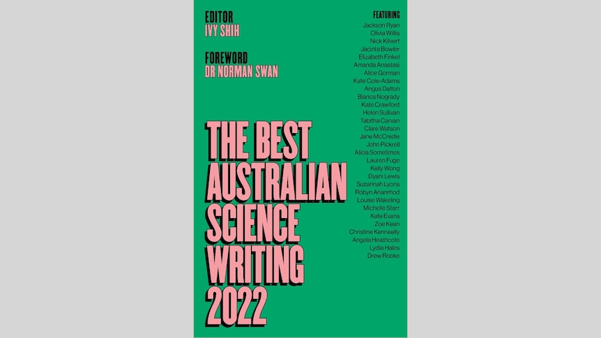 Book cover, Best Australian Science Writing 2022