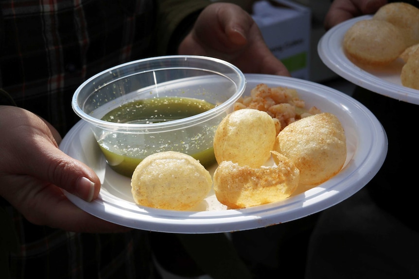 Pani Puri street food