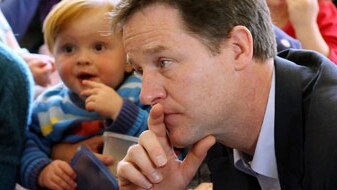 Nick Clegg Visits A Parent Toddler Group In Bristol (Getty Images: Gareth Fuller)
