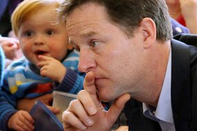 Nick Clegg Visits A Parent Toddler Group In Bristol (Getty Images: Gareth Fuller)