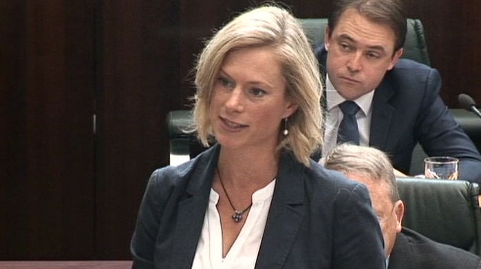 Rebecca White's parliamentary debut as Labor leader