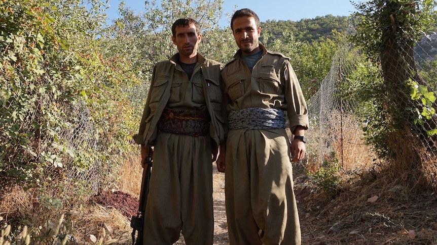 PKK fighters Shahan and Brusk