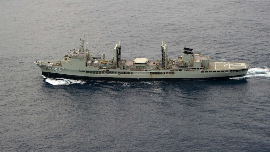 The new supply ships will replace HMAS Success (pictured) and HMAS Sirius.