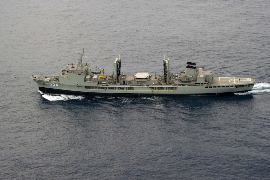 The new supply ships will replace HMAS Success (pictured) and HMAS Sirius.