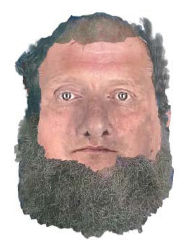 Police release a computer-generated image of dead man.