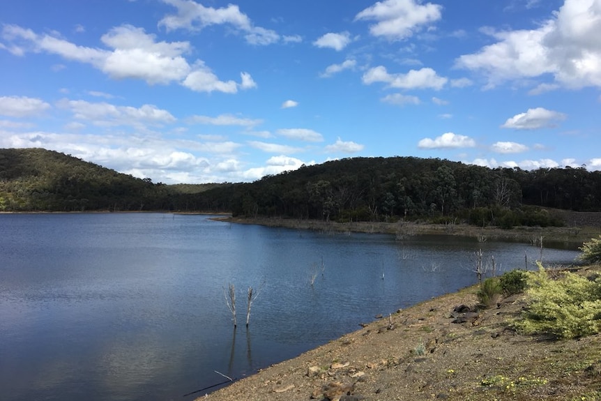 Sugarloaf Reservoir, in Victoria's Yarra Valley.