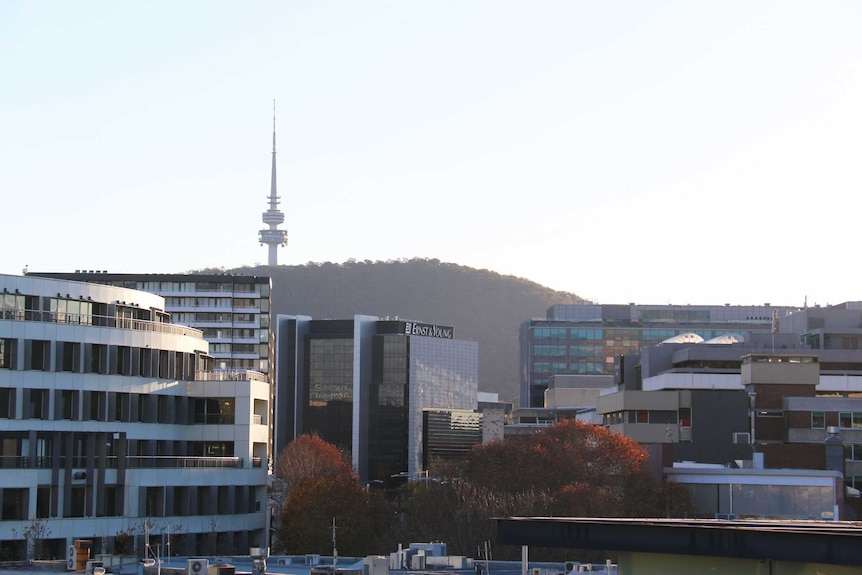 Canberra city & Black Mountain Tower