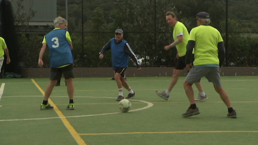 Walking football is helping to keep older Australians in the game