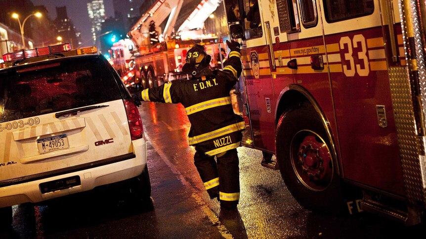 Fire fighter in New York City