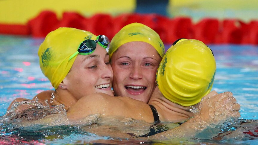 Tonks celebrates 100m breaststroke silver