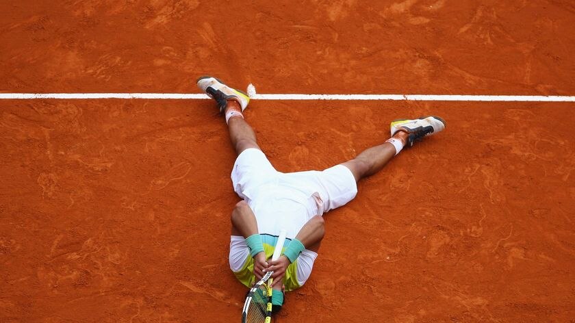 Rafael Nadal secured his 23rd clay court crown.