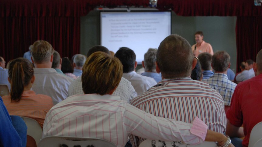 Northern Australian cattle graziers at a recent crisis meeting in north Queensland
